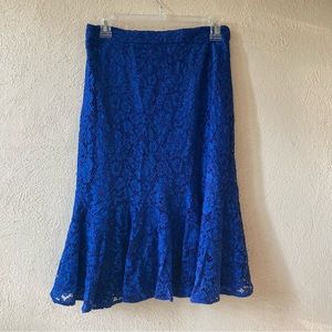 NWT J Crew Midi lace skirt